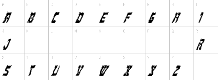 Uppercase characters