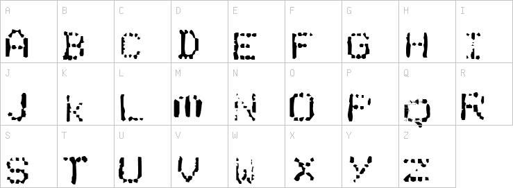 Uppercase characters