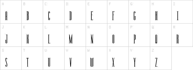 Uppercase characters