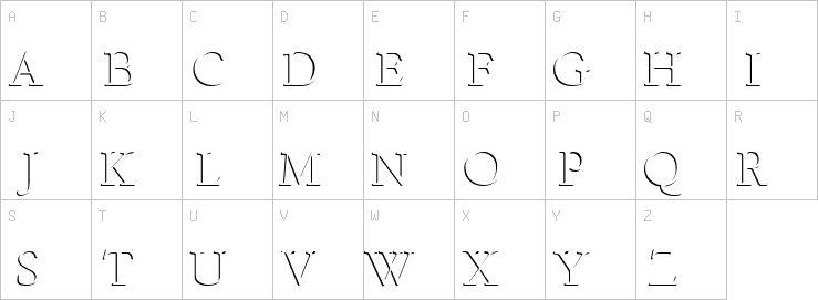 Uppercase characters