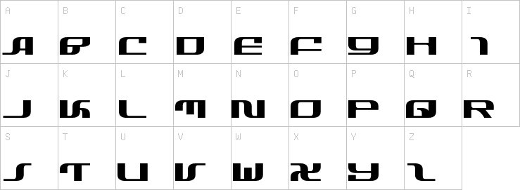 Uppercase characters