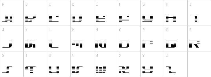 Uppercase characters