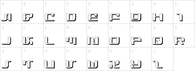 Uppercase characters