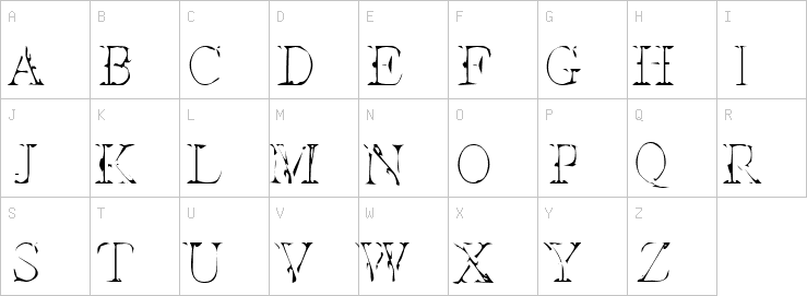 Uppercase characters