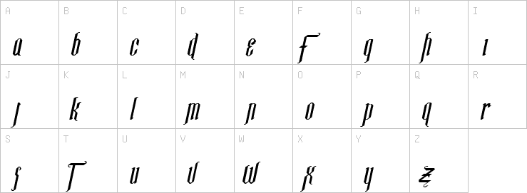 Uppercase characters