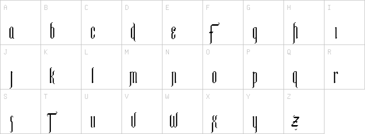 Uppercase characters