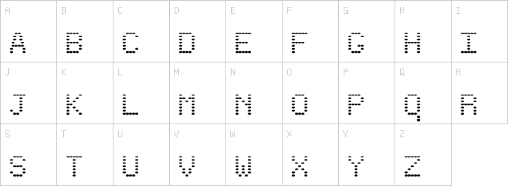 Uppercase characters