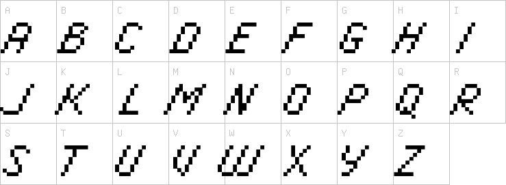 Uppercase characters