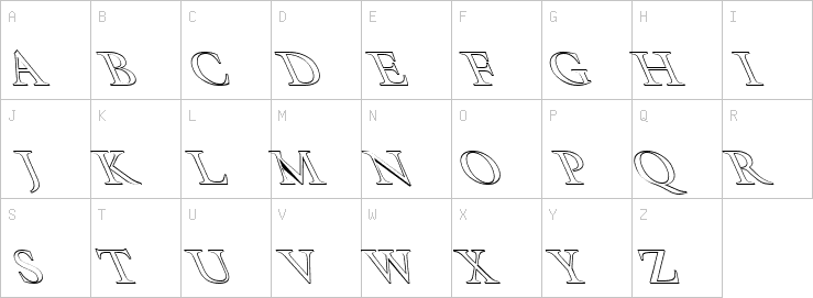 Uppercase characters