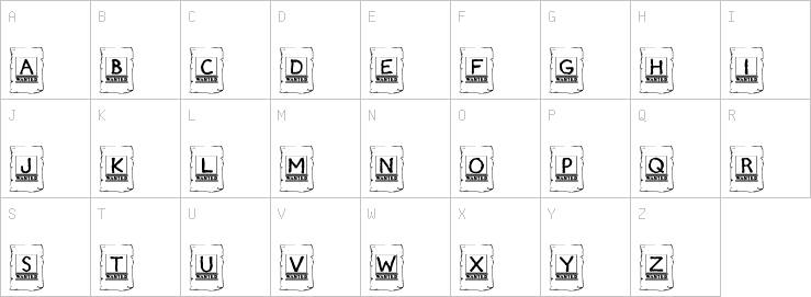 Uppercase characters