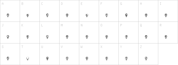 Uppercase characters