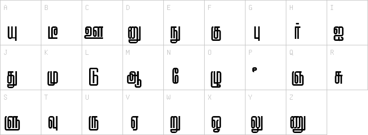 Uppercase characters