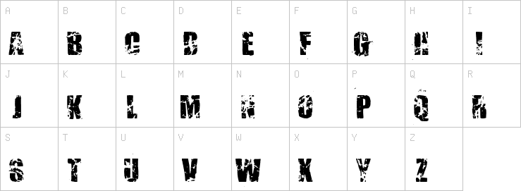 Uppercase characters