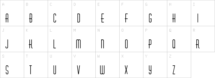 Uppercase characters