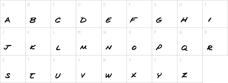 Uppercase characters