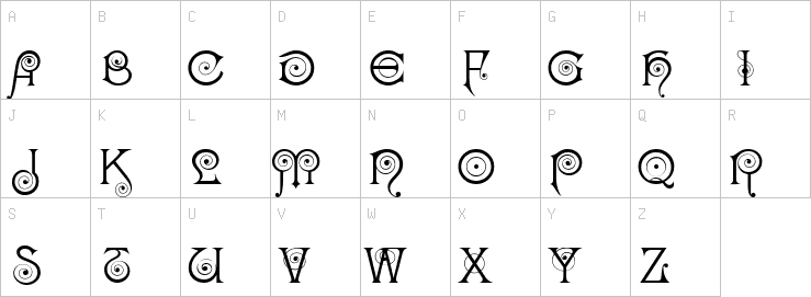 Uppercase characters