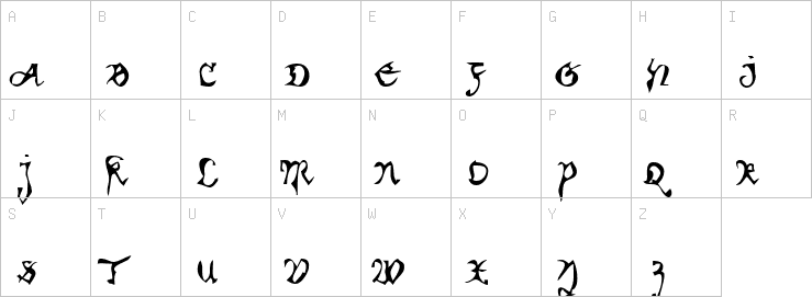 Uppercase characters