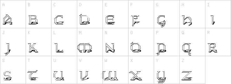 Uppercase characters