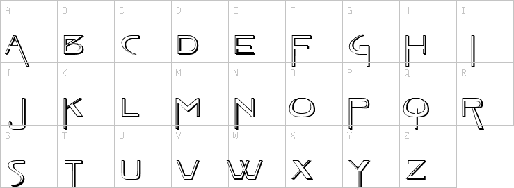 Uppercase characters