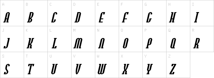 Uppercase characters