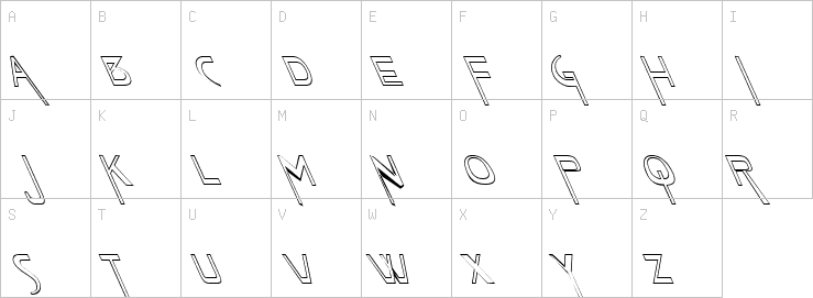 Uppercase characters