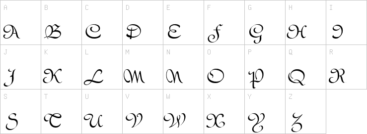 Uppercase characters