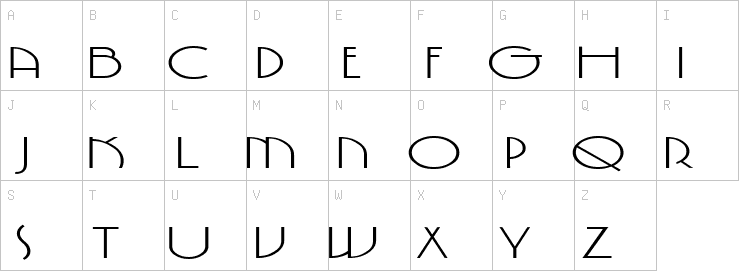 Uppercase characters