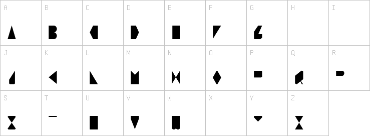 Uppercase characters