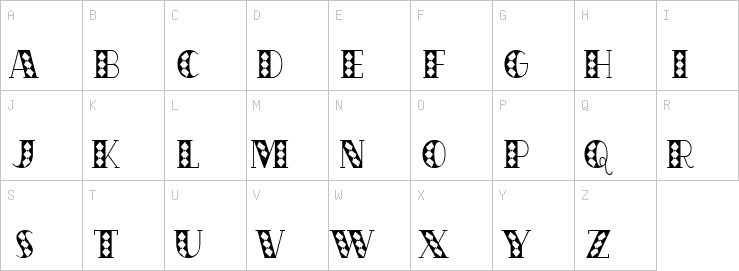 Uppercase characters