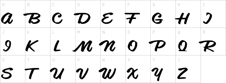 Uppercase characters