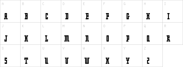 Uppercase characters