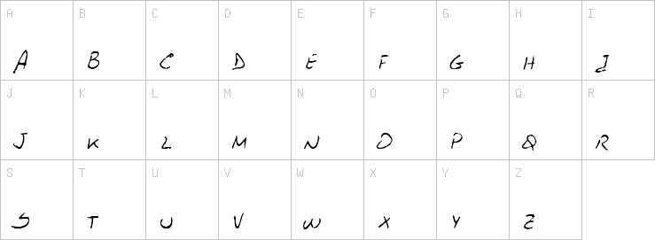 Uppercase characters