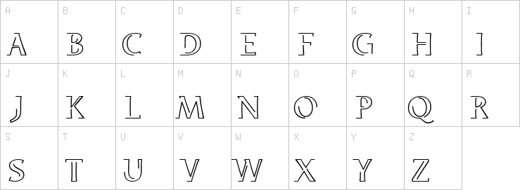 Uppercase characters