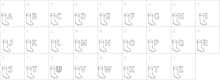 Uppercase characters