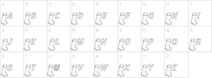 Uppercase characters