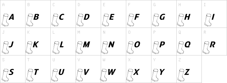 Uppercase characters