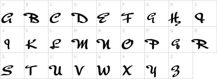 Uppercase characters