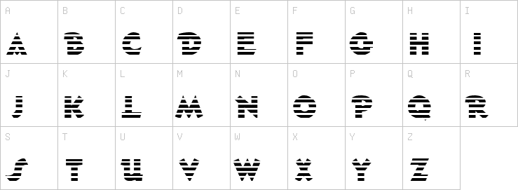 Uppercase characters