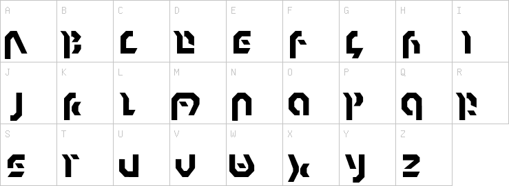 Uppercase characters