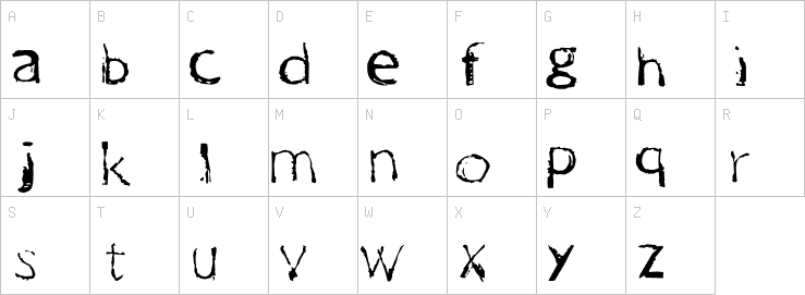 Uppercase characters