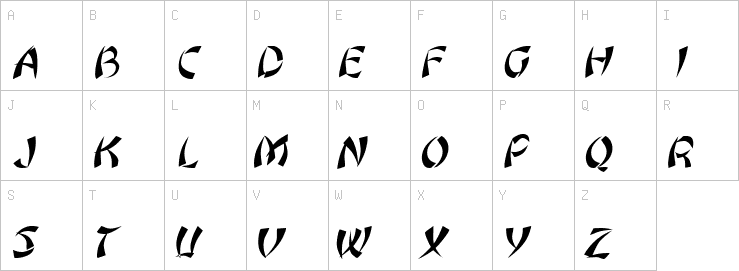 Uppercase characters