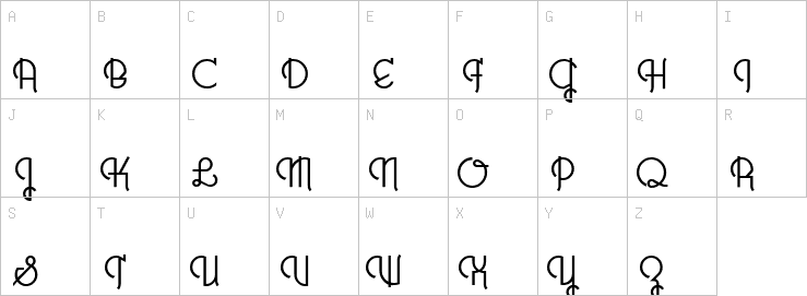 Uppercase characters