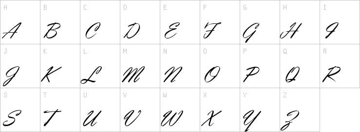 Uppercase characters