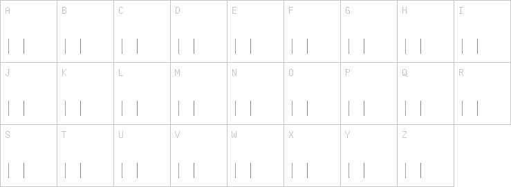 Uppercase characters