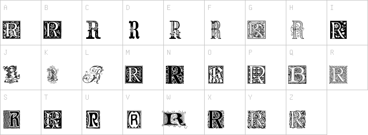 Uppercase characters