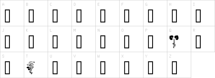 Uppercase characters