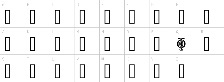 Uppercase characters