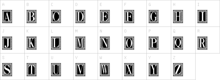 Uppercase characters