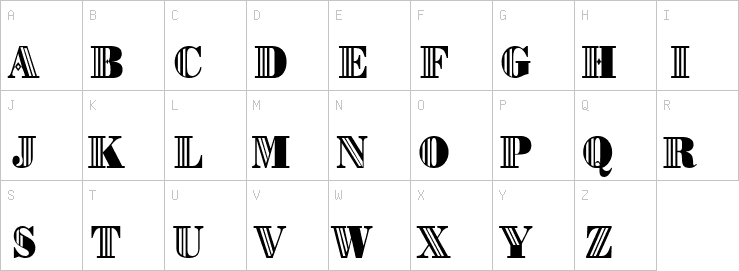 Uppercase characters