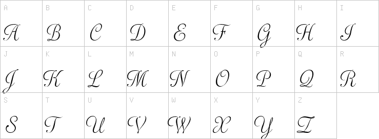 Uppercase characters